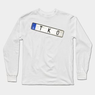 TKO - License Plate Long Sleeve T-Shirt